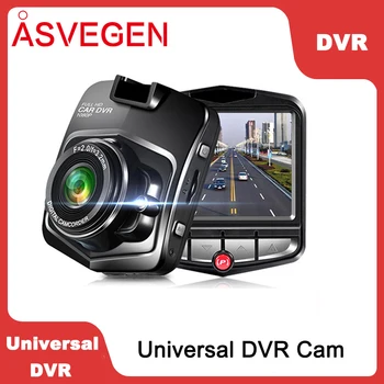 Asvegen Mini Automobilių Transporto DVR Brūkšnys Cam Dvigubo Objektyvo Kamera Full HD 1080P brūkšnys Fotoaparato Vaizdo įrašymo G-Jutiklis Naktinis Matymas DVR Rašytuvas Nuotrauka