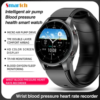 P50 Smart Žiūrėti Vyrams, Moterims, Oro Siurblys Sphygmomanometer Medicinos Laipsnio Širdies Ritmas, Termometras, Oro Pagalvė Apyrankė Sveikatos Smartwatch Nuotrauka