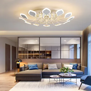 Crystal lubų lempa šiuolaikinės paprasta atmosferą namų ūkio led kambario lempa, restoranas, Šiaurės villa kristalų lempos 2022 Naujųjų Metų Nuotrauka